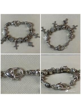 BRIGHTON CHARM BRACELET RELIGIOUS THEMED !!